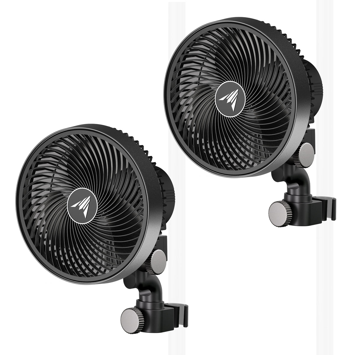 CLOUDRAY S6 2-Pack, Grow Tent Clip Fan 6" with 10 Speeds and Dynamic Wind