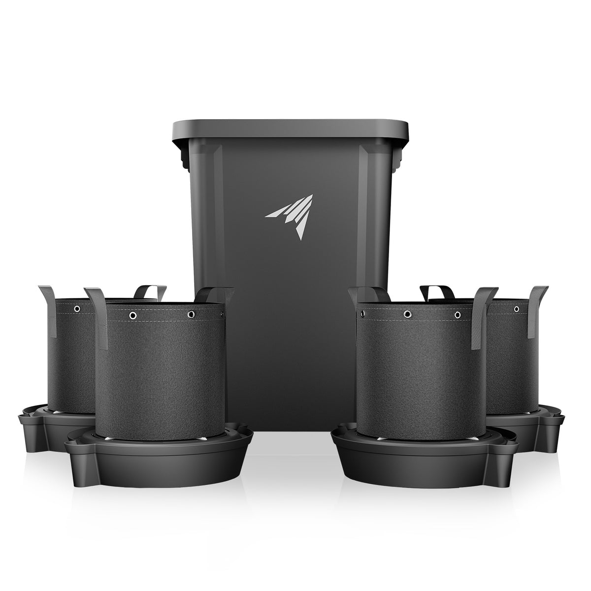 Self-Watering System, 4-Pot Kit,  w/ 13 Gallon Portable Reservoir