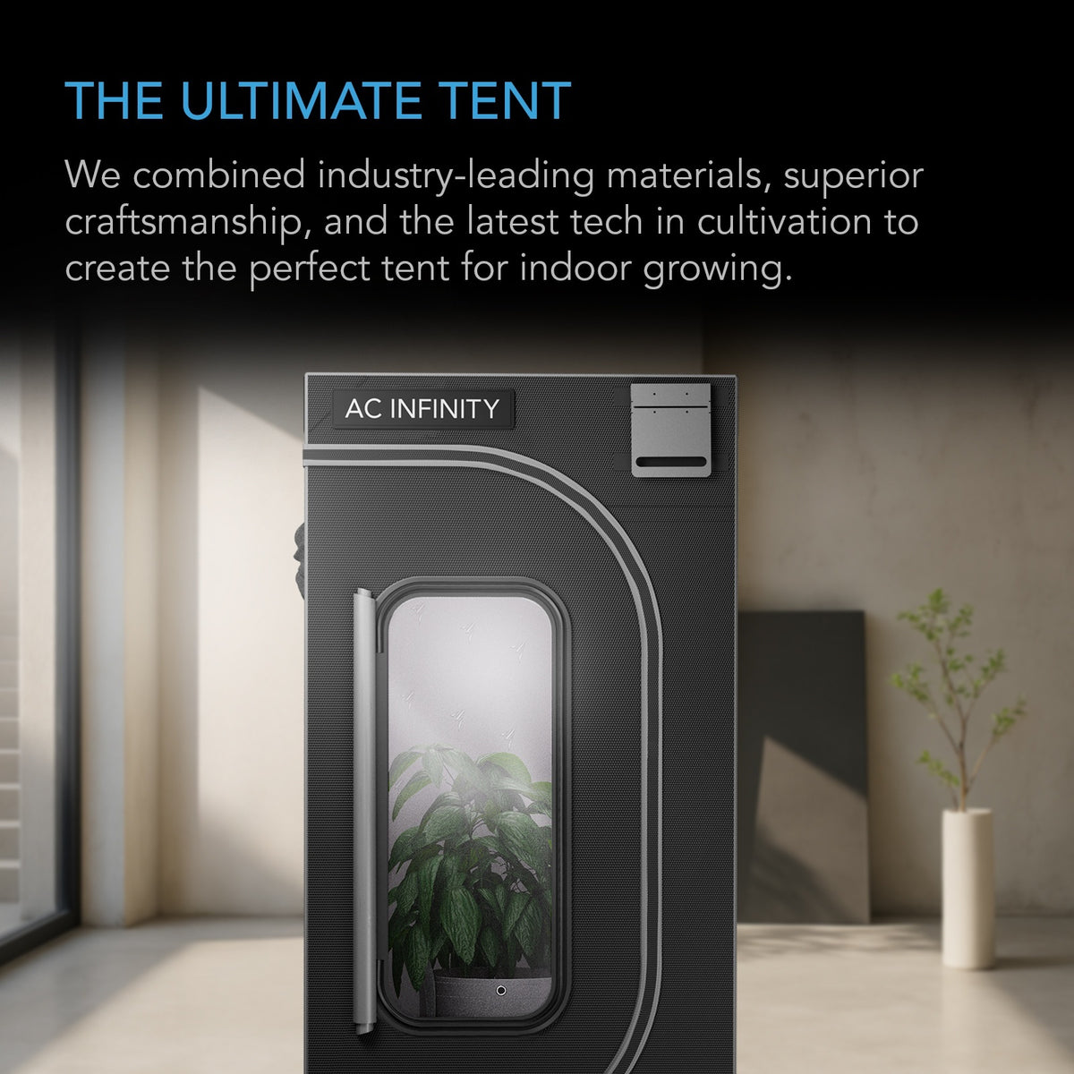 CLOUDLAB 422, Advance Grow Tent 2x2, Thickest Poles and Canvas 24" x 24" x 48"