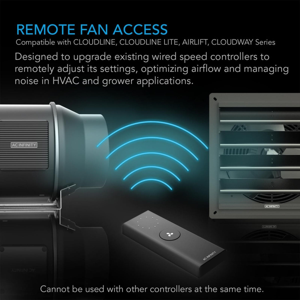 CONTROLLER 63, Wireless Remote Fan Controller