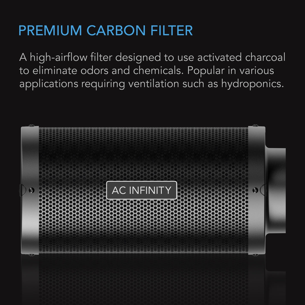 Duct Carbon Filter 6" with Australian Charcoal