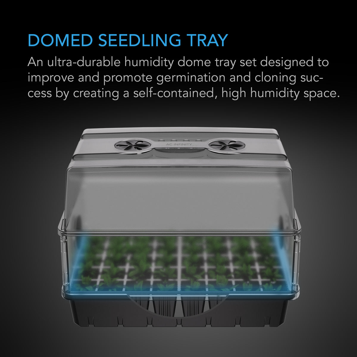 Heavy-Duty Humidity Dome 5x8, Includes Height Extension Kit
