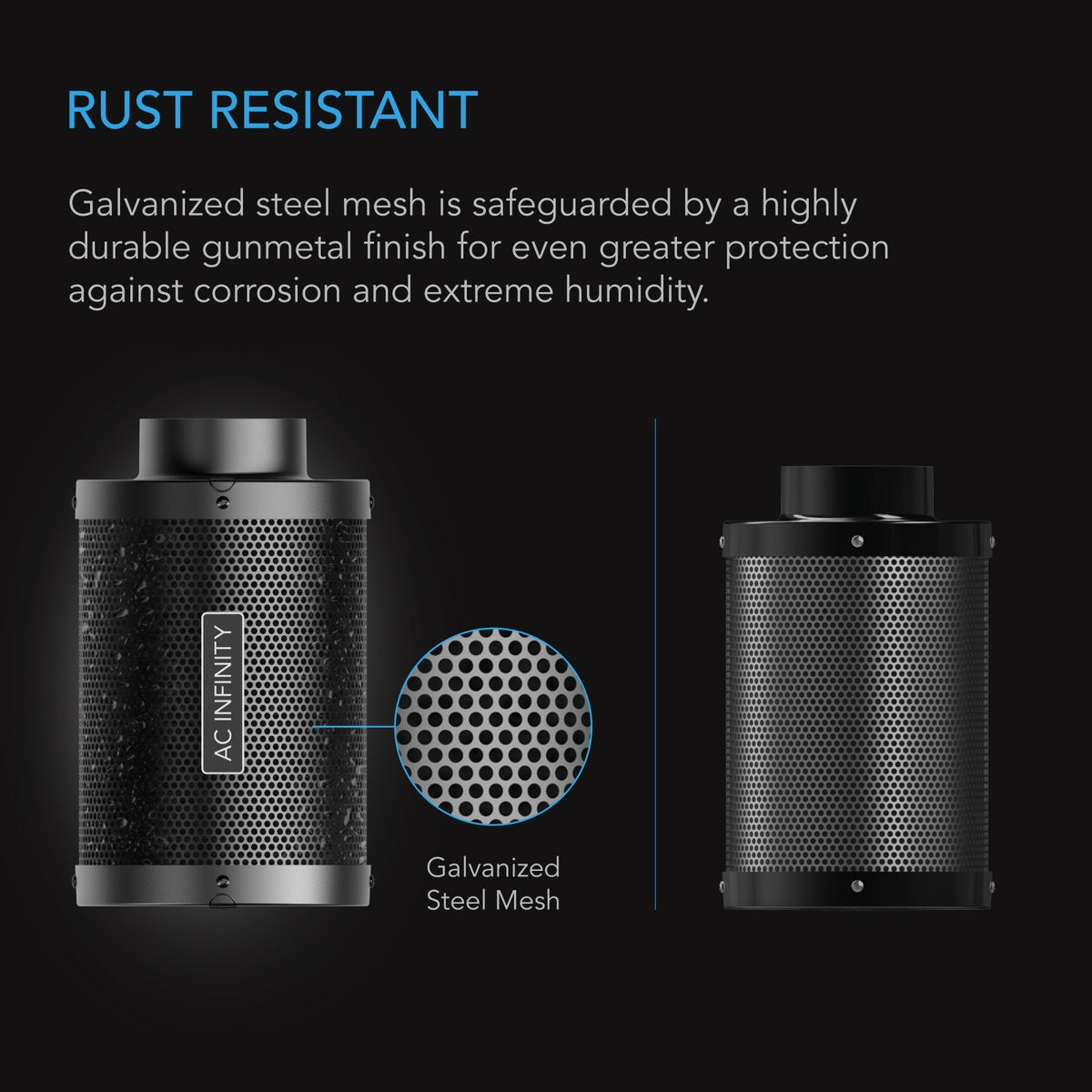 Duct Carbon Filter 6" with Australian Charcoal