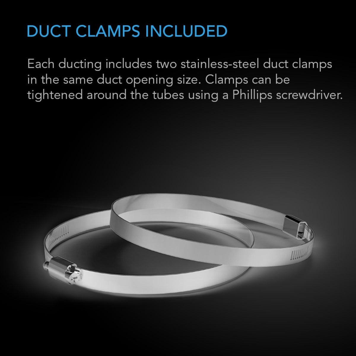 Flexible Ducting 6", Durable Four-Layer Aluminum 25' Long