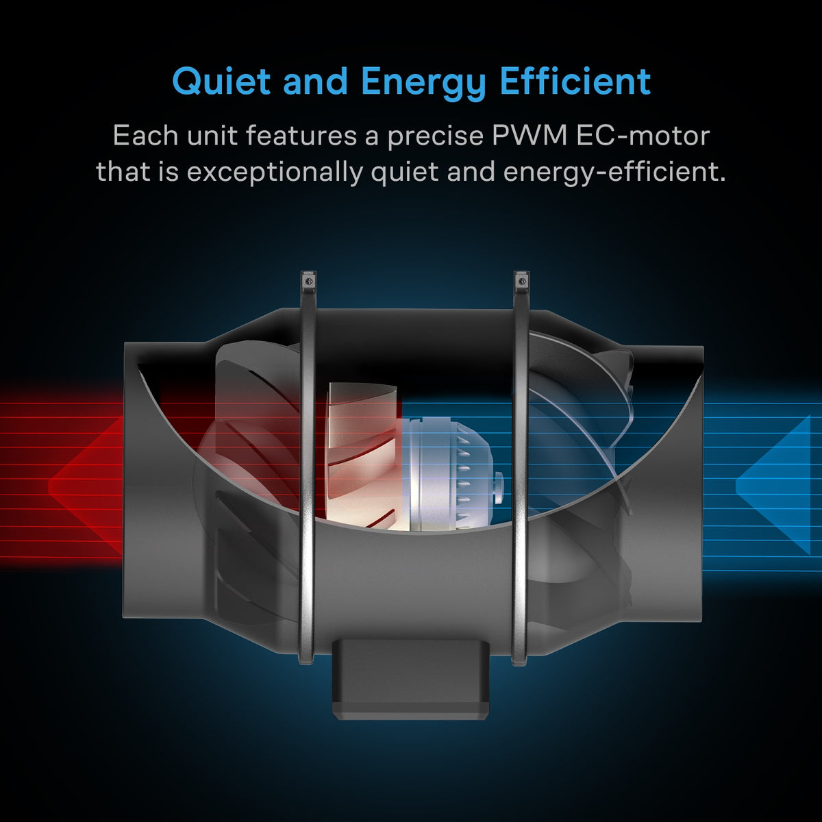 CLOUDLINE S4, Quiet Inline Fan 4" with Speed Controller