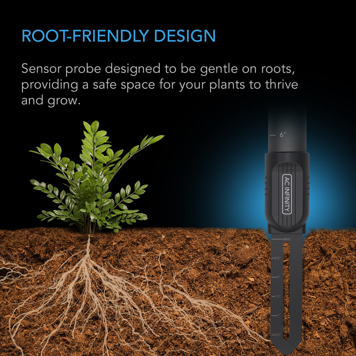 AI Soil Sensor, for Moisture and Saturation Level Monitoring, IP67