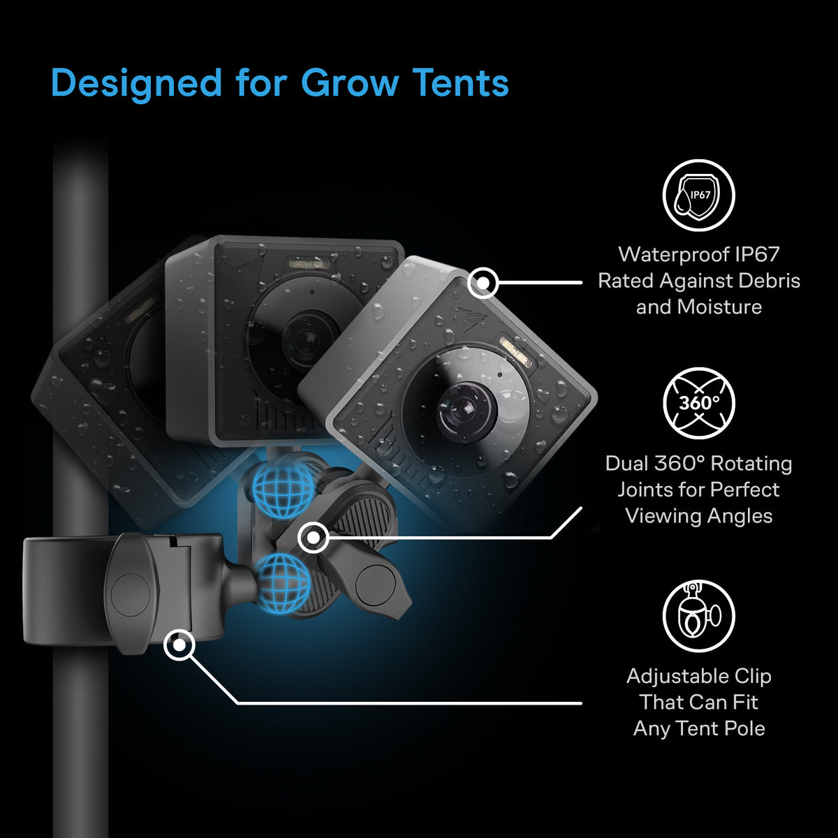 SPECTRON 3, AI-Powered Grow Camera 4K, Advanced Plant Health and Growth Monitoring